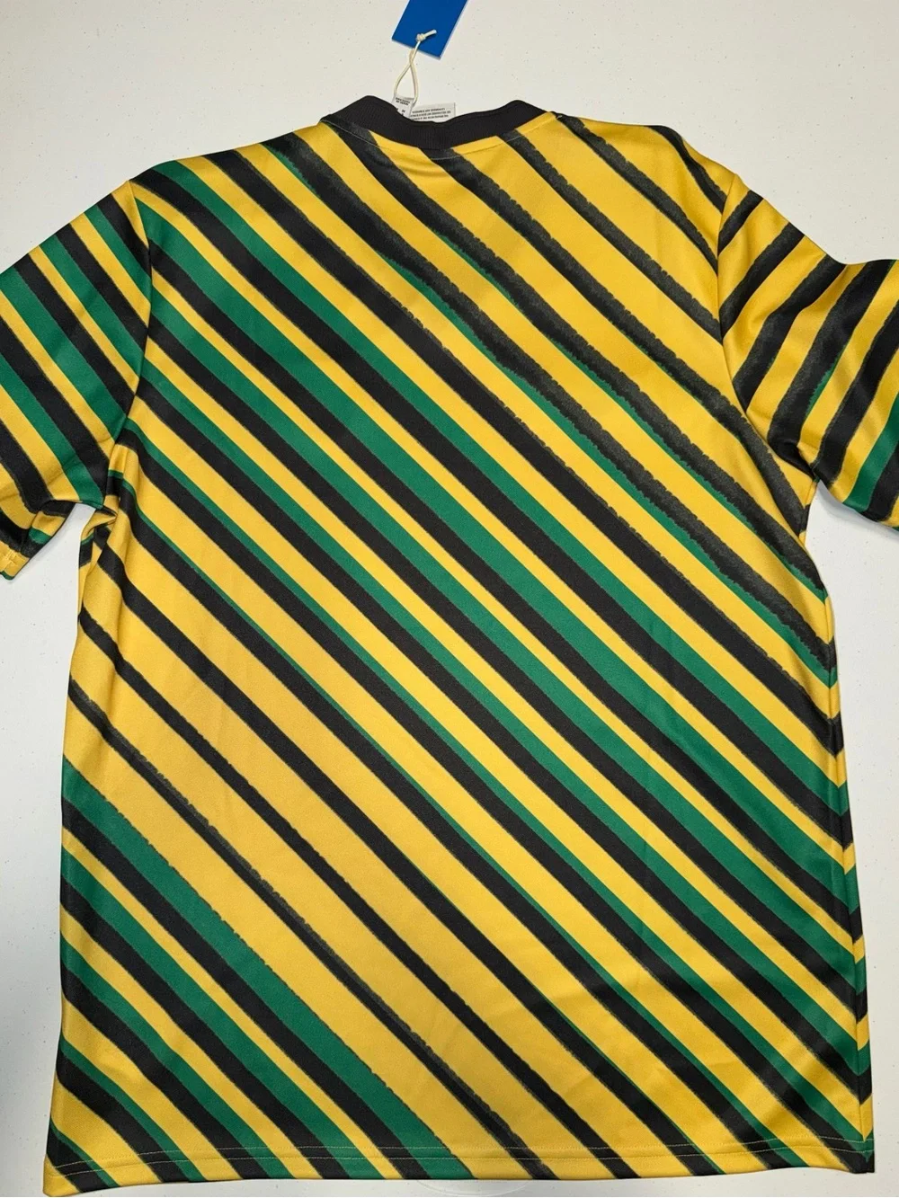 Adidas: Jamaica Green/Yellow Soccer Jersey (Medium)